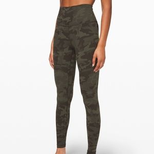 Lululemon Align Leggings Green Camo